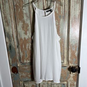 Torrid Size 2 (2X) White Lined Top Sleeveless Tank New With Tags Excellent